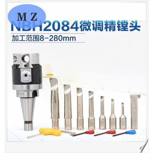 Boring-tool-suit NBH2084 fine boring head BT30 NT30 BT40 SK40 NT40+ 8pcs 20mm Boring Bar Boring rang 8-280mm Boring Tool Set