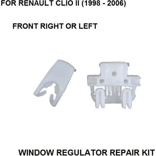 WINDOW REGULATOR REPAIR CLIP KIT FOR RENAULT CLIO II WINDOW REGULATOR REPAIR CLIP FRONT LEFT OR RIGHT SIDE 1998-2006