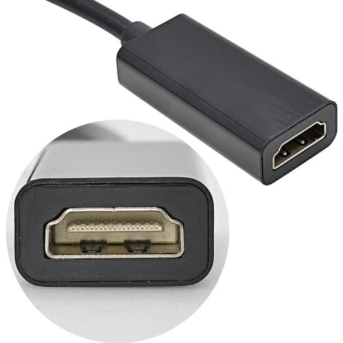 DP to HDMI-compatible Cable Adapter Male To Female for Laptop PC Display Port to 1920x1080 Adapter