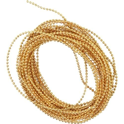 5 Meters Plastic Beads Beaded Ribbon Trim String Chain for Wedding Crafts Flower Ball Clothing Apparel Home Textile - 15mm