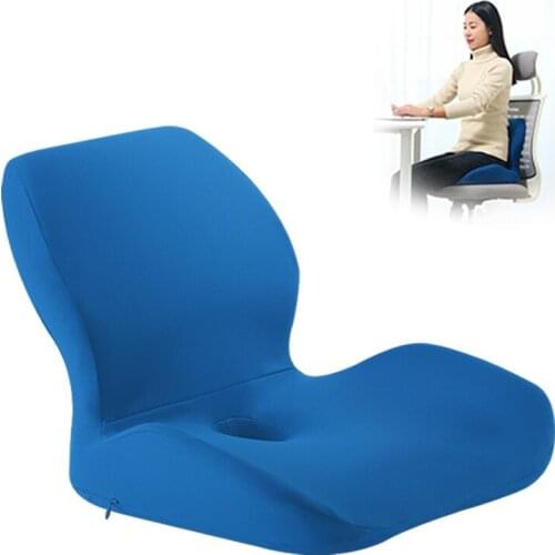 Memory Foam Seat Cushion Orthopedic One-piece Cushion For Office Chair Waist Back Support Coccyx Pain Relief Seat Cushions