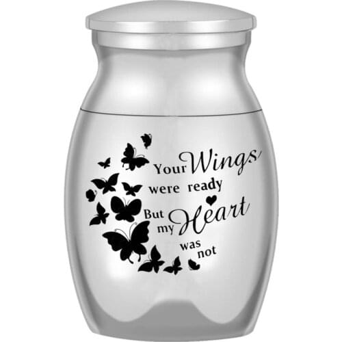 Cremation Urns,Stainless Steel Cylinder Bottle Ashes Keepsake, Memorial Mini Urn Funeral Urn