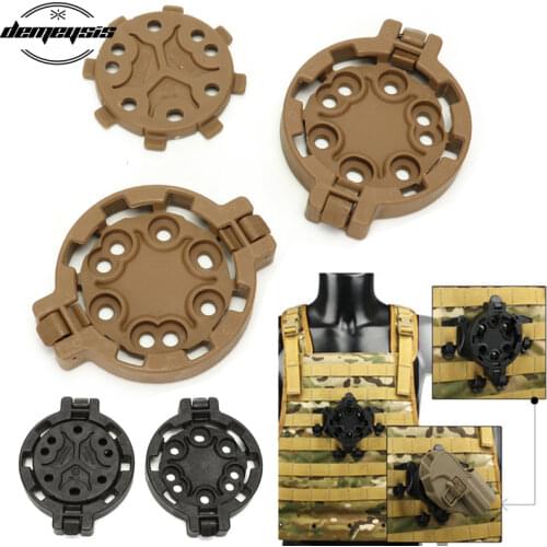 Military Tactical Holster Platforms Adapter Quick Disconnect Molle System QD Mount 360 Degree Angles Holster Platform