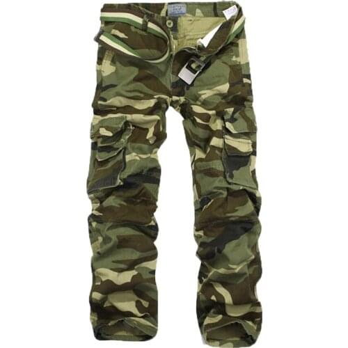 Military Tactical Pants Camouflage Trousers Men Fashion Streetwear Casual Camo Jogger Pants Mens Cargo Pants for Droppshipping