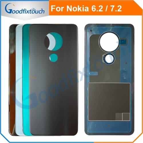 Back Cover For Nokia 6.2 / 7.2 TA-1200 TA-1198 TA-1201 TA-1193 TA-1178 TA-1196 TA-1181 Battery Cover Housing Rear Door Back Case