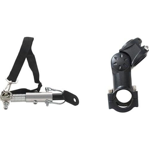 1 Set Bike Trailer Hitch Universal Bike Trailer Baby/Pet Hitch Linker Connector & 1X Bike Stem 60 Degree