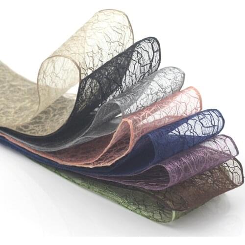 1 Meter High-Grade Party Wedding Decoration Lace Ribbon Transparent Lace Ribbon for Gift Flower Packing Diy Sewing Lace Fabric