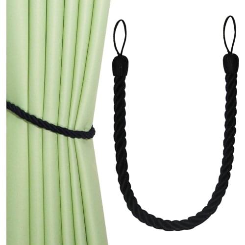 1Pc Braid Curtain Ropes Holder Tiebacks Room Accessories Window Drape Holdbacks Buckle Hanging Rope Curtains Decoration