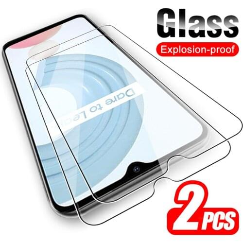 2pcs Portective Glass For Realme C21 Glass Tempered Screen Protector For Oppo Realme C21 RealmeC21 Realmy Realmi C 21 Cover Film