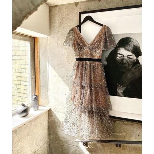 2021 New arrive Sequin Midi Dress