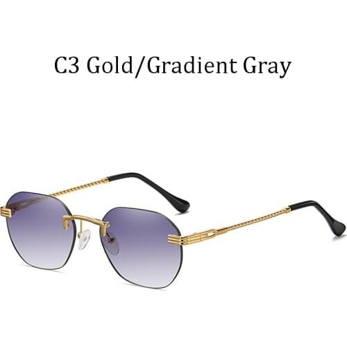 2021 Luxury brand design Fashion Classic 90s 2021 Ocean lens Sunglasses woMen female Metal Sun Glasses Oculos superior quality