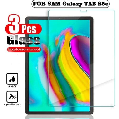 3Pcs Tempered Glass for Samsung Galaxy Tab S5e 10.5 2019 Screen Protection Film for Galaxy Tab S5e SM-T720 SM-T725 10.5" Glass