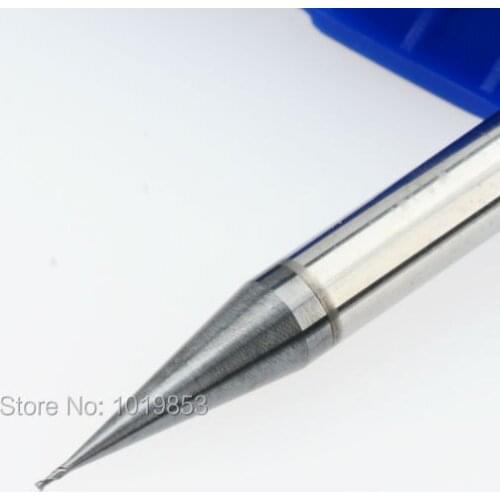 4pcs CGS-250 0.4x4x50L 0.4mm HRC50 Solid Tungsten Carbide small Micro Diameter End Mill for silver