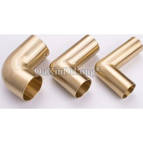 4PCS Chinese Brass Furniture Armrest Elbow Copper Cover Corner Elbow Chair Foot Cover Bed Back Connection Fittings Sheath FG588