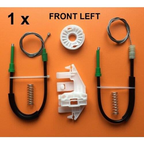 CAR ELECTRIC WINDOW CLIPS FOR PEUGEOT 406 WINDOW REGULATOR REPAIR KIT FRONT-LEFT 1995-2004