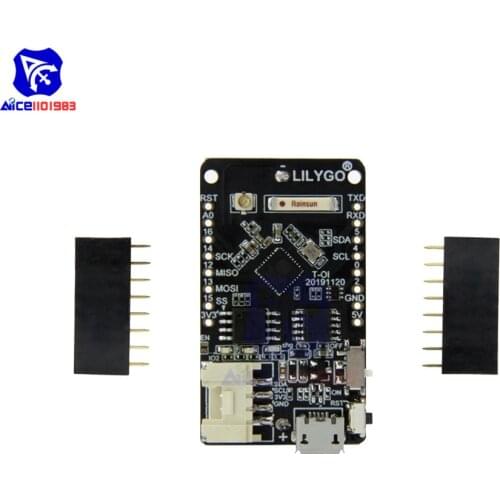 Diymore T-OI ESP8266 WIreless WiFi Module 16340 Rechargeable Battery Socket WeMos D1 Mini Development Board for Arduino