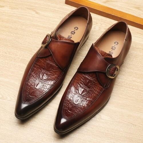 C·G·N·P Mens Leather Shoes