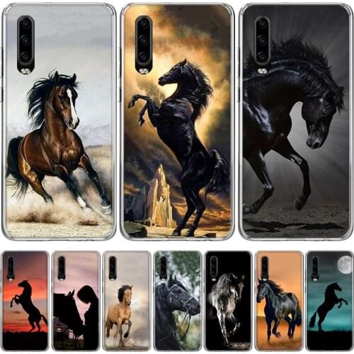 Hot Galloping Horse Phone Case for Huawei P40 P30 P20 Mate 30 20 10 Pro P10 Lite P Smart Z + 2019 Gift Coque Cover Capa