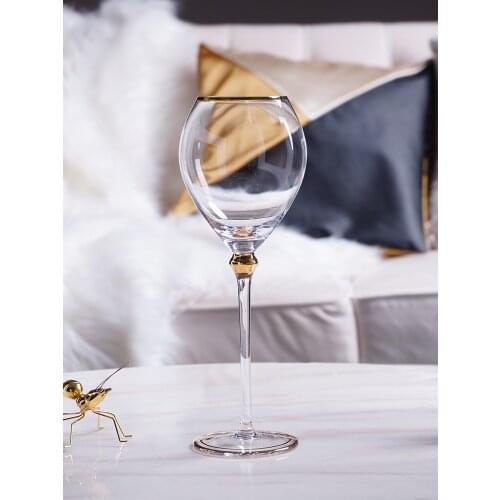 European Wine Glasses Crystal Goblet Champagne Cups Whiskey Drinking Wedding Party Bar Hotel Home Drinkware