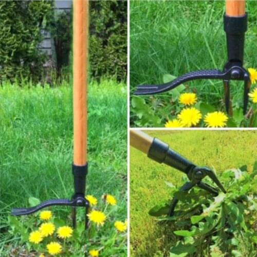 Weed Puller Tool Claw Weeder Root Remover Outdoor Killer Tool Portable Garden Weed Puller Removable With Foot Pedal