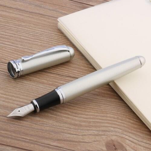 JINHAO X750 Silver Trim writing Fountain Pen