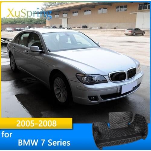 Car Trunk Mat Cargo Liner For BMW 7 Series 2005 2006 2007 2008 Rear Tail Durable Boot Cover Protective Styling