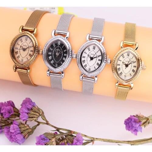 JULIUS Mini Golden Womens Watch Japan Quartz Lady Hours Fine Fashion Clock Retro Stainless Steel Bracelet small Girls Gift Box