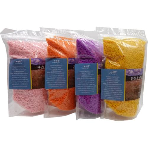 168g/1000ml Ground Foam,model flower tree foliage,model tree powder,scale model scenery/dioramas,HO N OO railroad/railway layout