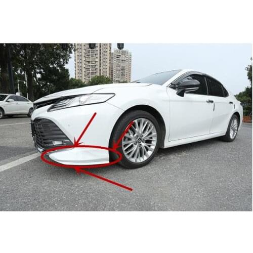 Modification Car style 2PCS for Toyota for Camry 2018 2019 front corner cover bumper lip corner decoration ornaments strips