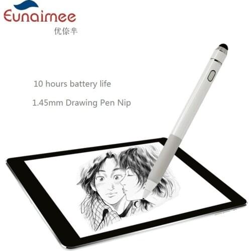 Eunaimee New Capacitive Active Touch Screen Stylus superfine Drawing Pen Rechargeable touch pen For iPad tablet smart phone