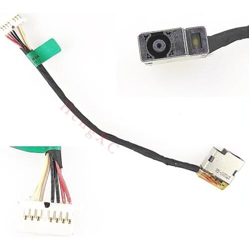 New DC Jack FOR HP 15-AC 15-AF 15-AY M16-P 240 246 250 255 256 G4 G5 DC in Cable 799736-F57/S57/T57/Y57 12CM