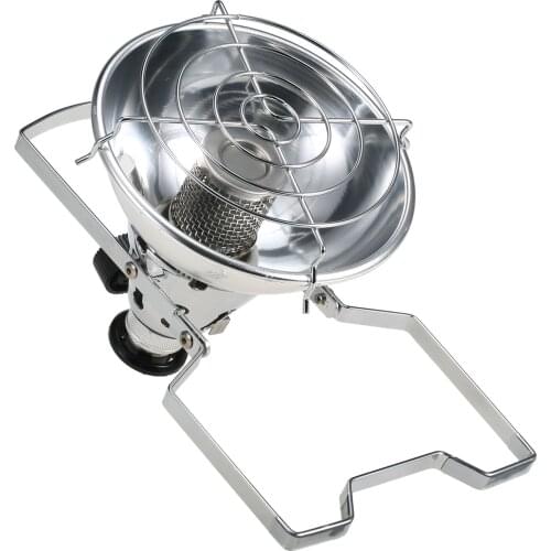 1000W Outdoor Portable Piezo Ignition Gas Heater Warmer Heating Stove for Long Gas Tank Camping Stove