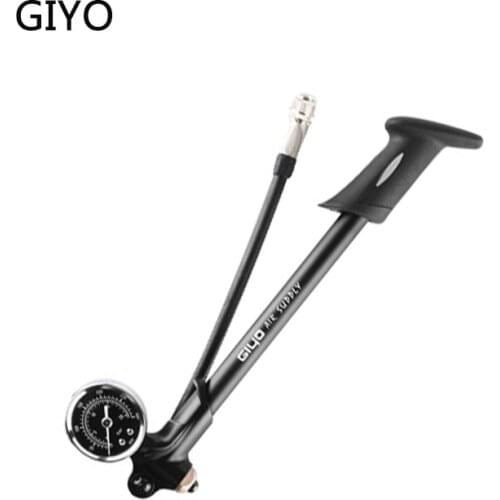 GIYO GS-02D Portable MTB Mountain Bike High Pressure Pump 300 psi Fork Shock Absorber Pumps Bicycle Inflator