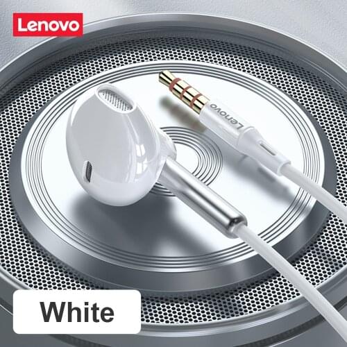 Lenovo XF06 3.5mm Wired Headphones In-Ear Headset Stereo Music Earphone Smart Phone Earbuds In-line Control with Microphone