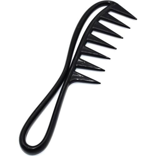 Wide Tooth Shark Plastic Comb Detangler Curly Hair Salon Hairdressing Comb Massage For Hair Styling Tool Barber Accessories