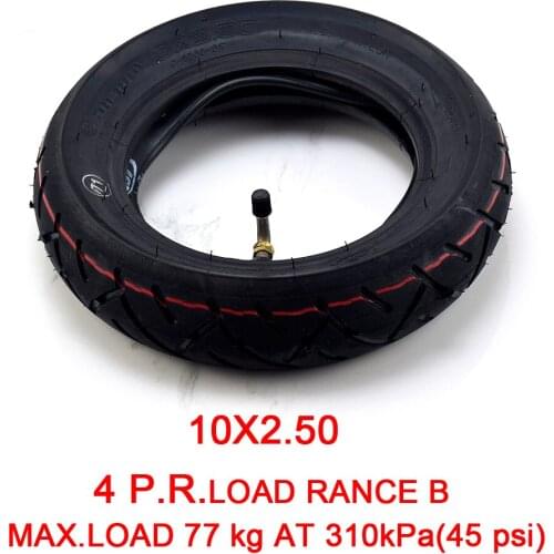 10 Inch 10x2.50 Inner Outer Tyre 10*2.50 Pneumatic Tire for CST Electric Scooter Balance Drive Bicycle Accessories High Quality