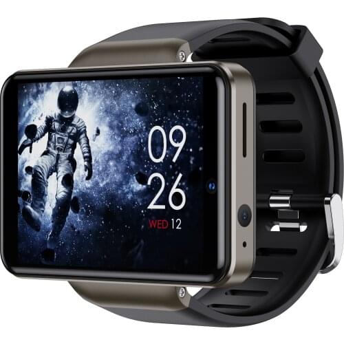 New Arrival DM101 Smart Watch 2.41inch 4G Dual Cameras Face Recognition Unlock Android Reloj Inteligent Smart Watch Wifi 2021