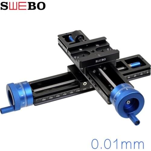 SWEBO LS001-4w 4-way macro focusing slide rail Micrometer type accuracy 0.01 mm