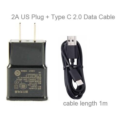 2A Type C USB Data Cable EU US Adapter Charger For MOTO Z3 Play/Z2 Force/X4/G6/G6 Plus/E5/E5 Plus/One Power,VIVO X9S Plus