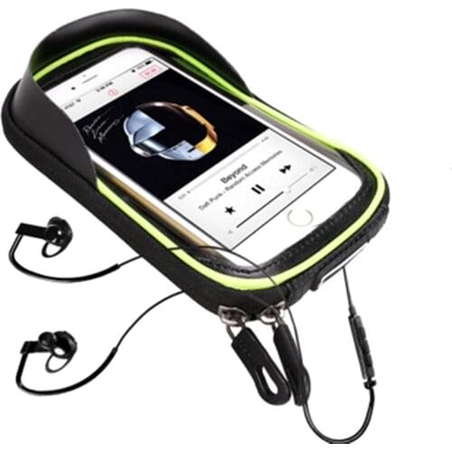 Cycling Top Tube Bag Bicycle Front Touch Screen Phone Bag Mountain Bike Bags Easy To Install and Remove Bicycle Accessories