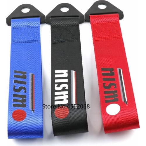 Racing NISMO High Strength Nylon Tow Strap Towing Rope JDM Tow Strap