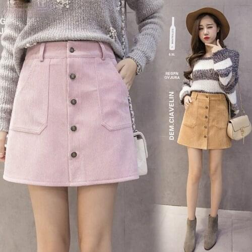 Skirts Women Mini High Waist All-match Leisure School Students Kawaii Womens Solid Pleat Korean Lovely Knee-length Ladies Skirt