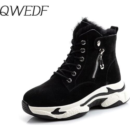2019 Women Boots Mid-Calf Down Boots High Bota Waterproof Ladies Snow Winter Shoes Woman Plush Insole Bota Feminina Z5-53