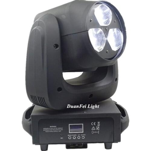 10pieces 3x40W Zoom Bee Eye Moving Head Wash Light RGBW 4in1 Color Beam Moving Head Zoom For DJ Disco Event Party