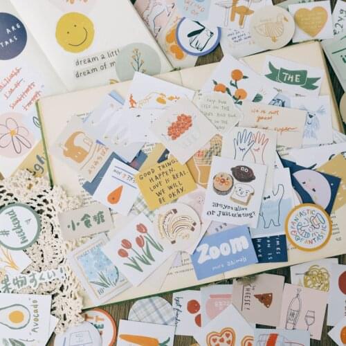 6packs/LOT handmade fairy tales series Creative decoration DIY paper stickers