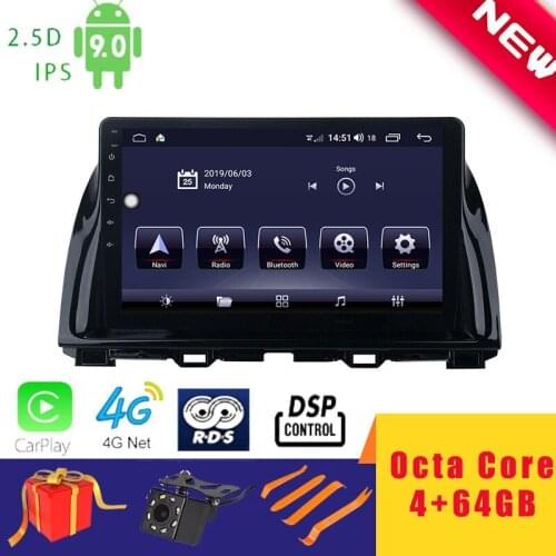 9" Android 10.0 Car Multimedia Player Stereo Radio for Mazda CX5 CX-5 CX 5 2011~2017 Head Unit Octa Core DSP 2.5D+IPS 4G Carplay