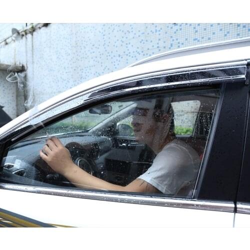 For kia sportage 3 2016 2017 2018 2019 Car waterproof decorative strip sun visor special modified window rain eyebrow decoration