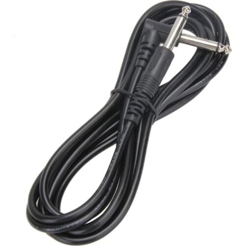 3M Guitar Effect Cable 10Ft Electric Patch Cord Guitar Amplifier Amp Guitar Cable Cord Black For Electric Guitar Bass Violin