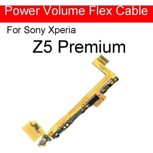 Power Button Volume Camera Key Switch Flex Cable With Microphone For Sony Xperia Z5 Premium Z5Premium E6833 E6853 E6883