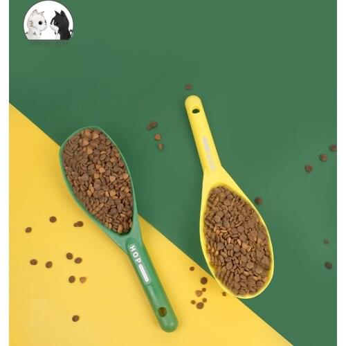 Pet spoon dog food cat food shovel plastic food spoon cat feeder large capacity thickened dog spoon pet tableware pet supplies